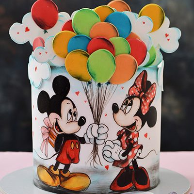 Decije torte Miki i Mini sa balonima
