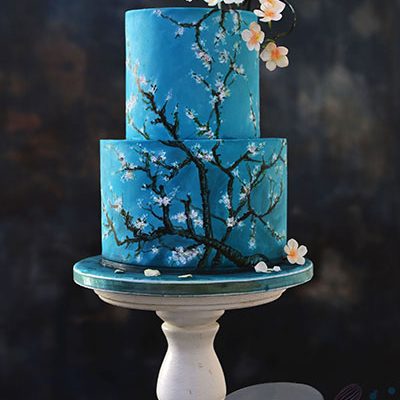 Rodjendanske torte Van gog rucno slikane torte